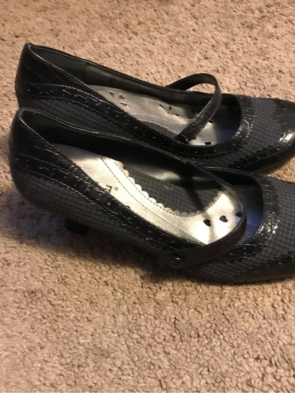 Women's 8.5 Vintage Y2k 90s 2000s Mudd Black Kitten Heels